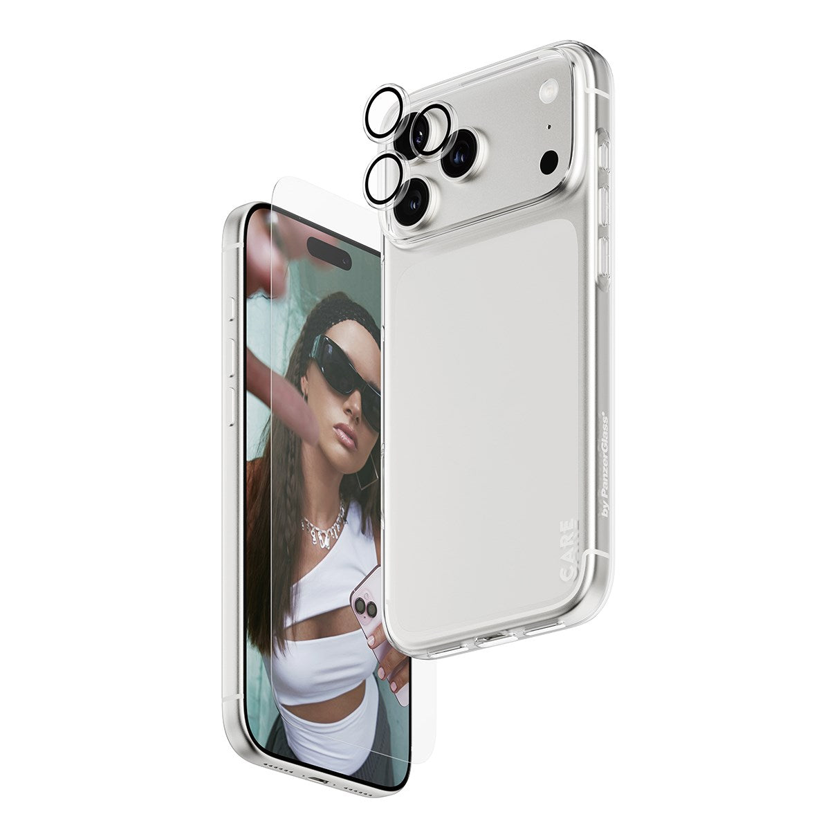SAFE. | CARE by PanzerGlass® 3-in-1 Combo Set iPhone 17 Pro Max